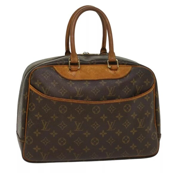 LOUIS VUITTON Monogram Deauville Hand Bag M47270 LV Auth ar10168B - Picture 1 of 16